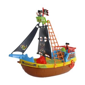 Barco Pirata Repleto de Detalhes Brinquedo Infantil