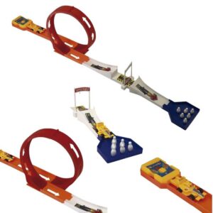 Pista com Lançador de Carrinho Looping 360° Strike Boliche