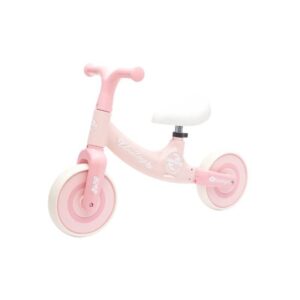Bicicleta de Equilíbrio Infantil Rosa Sem Pedal 02 Rodas