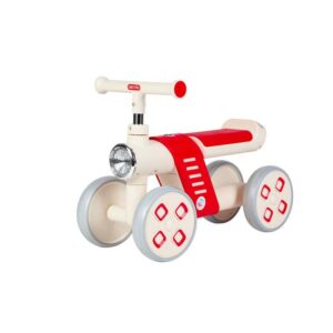 Bicicleta de Equilíbrio Infantil Vermelha Sem Pedal 04 Rodas