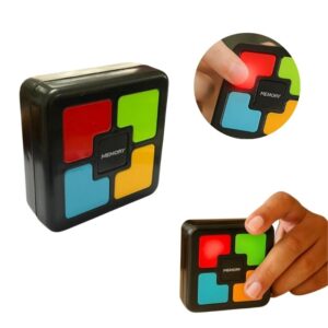 Mini Jogo da Memória Portátil c/ Luz e Som Raciocínio Rápido
