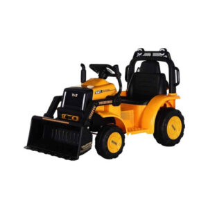 Trator Elétrico Amarelo 380w Retroescavadeira Recarregável