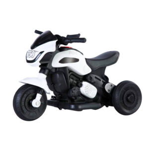 Moto Elétrica Infantil 6v Branca Recarregável Motor 380w