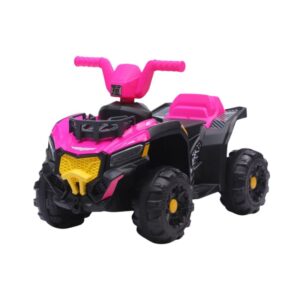 Quadriciclo Infantil Elétrico Adventure Rosa 380w Farol Led