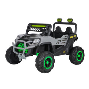 Carrinho Elétrico Infantil Jipe Force Cinza 02 Motores 380w
