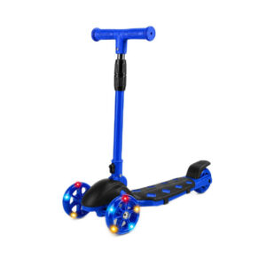 Patinete Speed Fun Azul Escuro com Luzes de Led nas Rodinhas