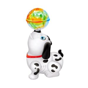 Cachorrinho Dançarino Brinquedo Luz e Música Rotação 360°